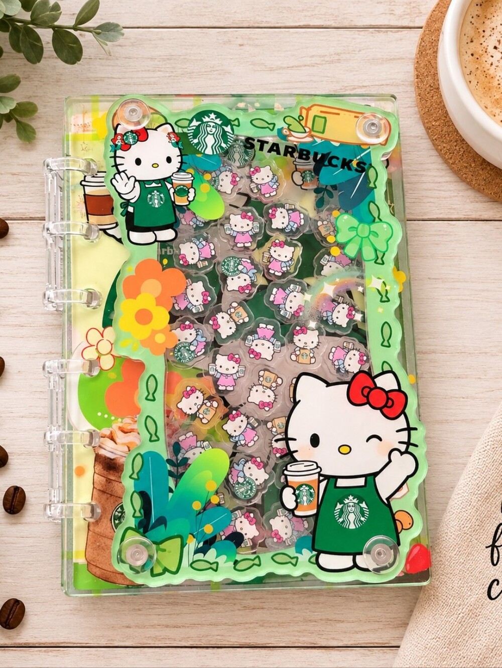 Hello Kitty x Starbucks Shaker Notebook